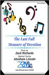 The Last Full Measure of Devotion Concert Band sheet music cover
